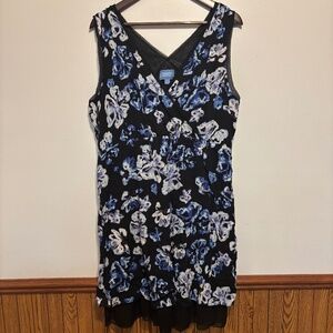 SimplyVera Vera Wang Floral Dress XL